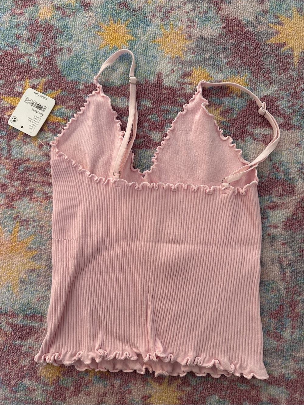 Free People Intimately Light Pink Ribbed Cami - Picture 2 of 3